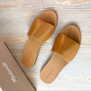 Madewell Boardwalk Post Slide Desert Camel